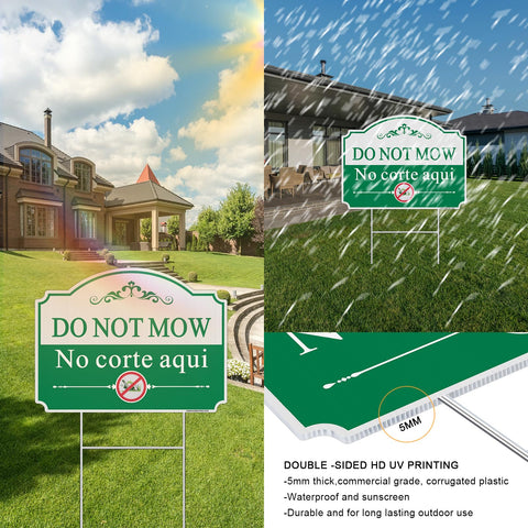JIAMING Yard sign metal stakes setup highlights quick, tool-free installation