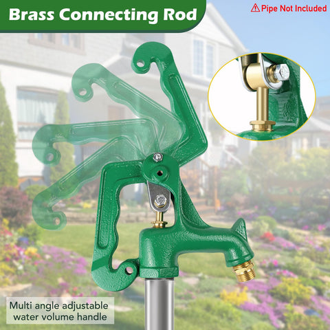 JIANBENKJ hydrant head with 3/4 inch hose coupling supports quick garden water access.