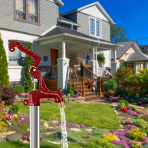 JIANBENKJ frost-proof yard hydrant red polyester coating protects against weathering