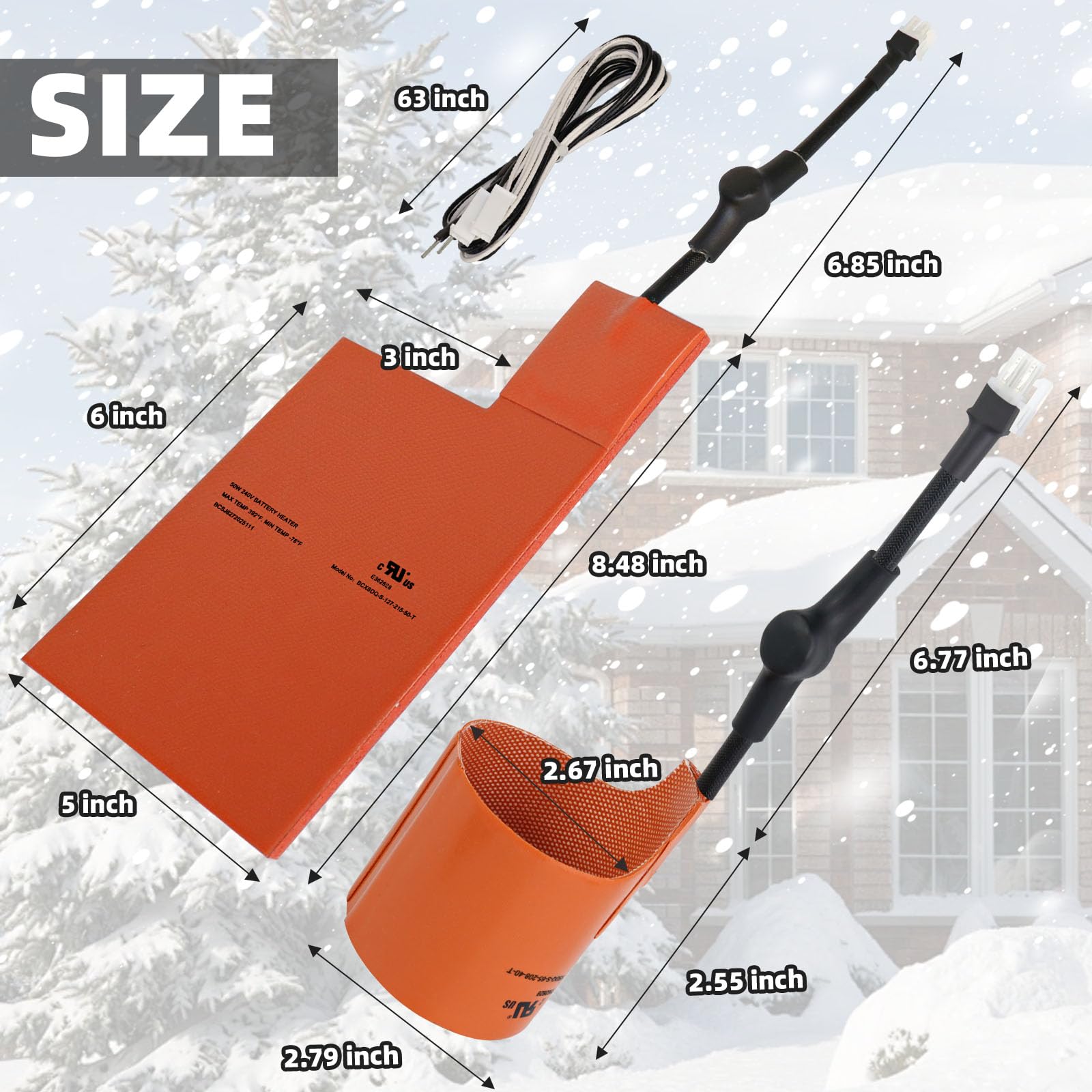 JIANBENKJ oil heater pad keeps Generac 7102 oil warmer for cold days