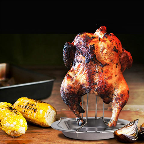 JIANWEI chicken holder stability ensuring upright roasting