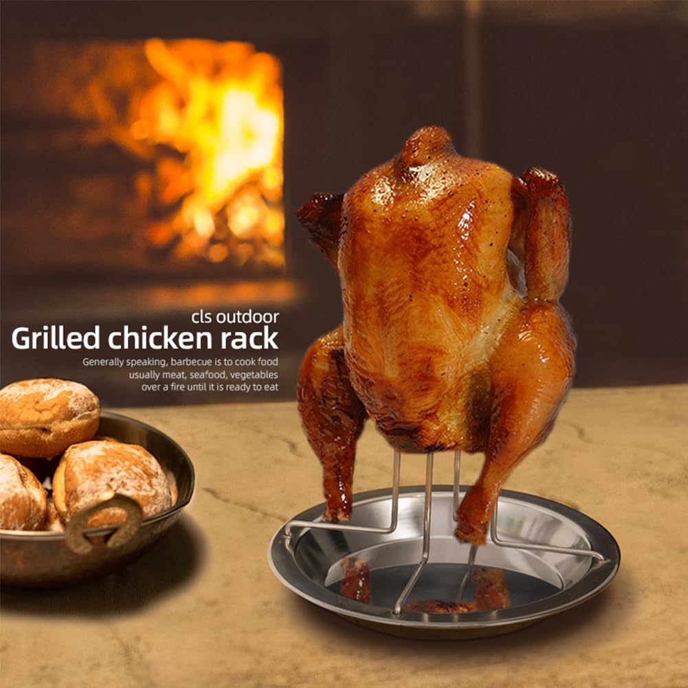 JIANWEI drip pan catches grease and prevents flare-ups during cooking