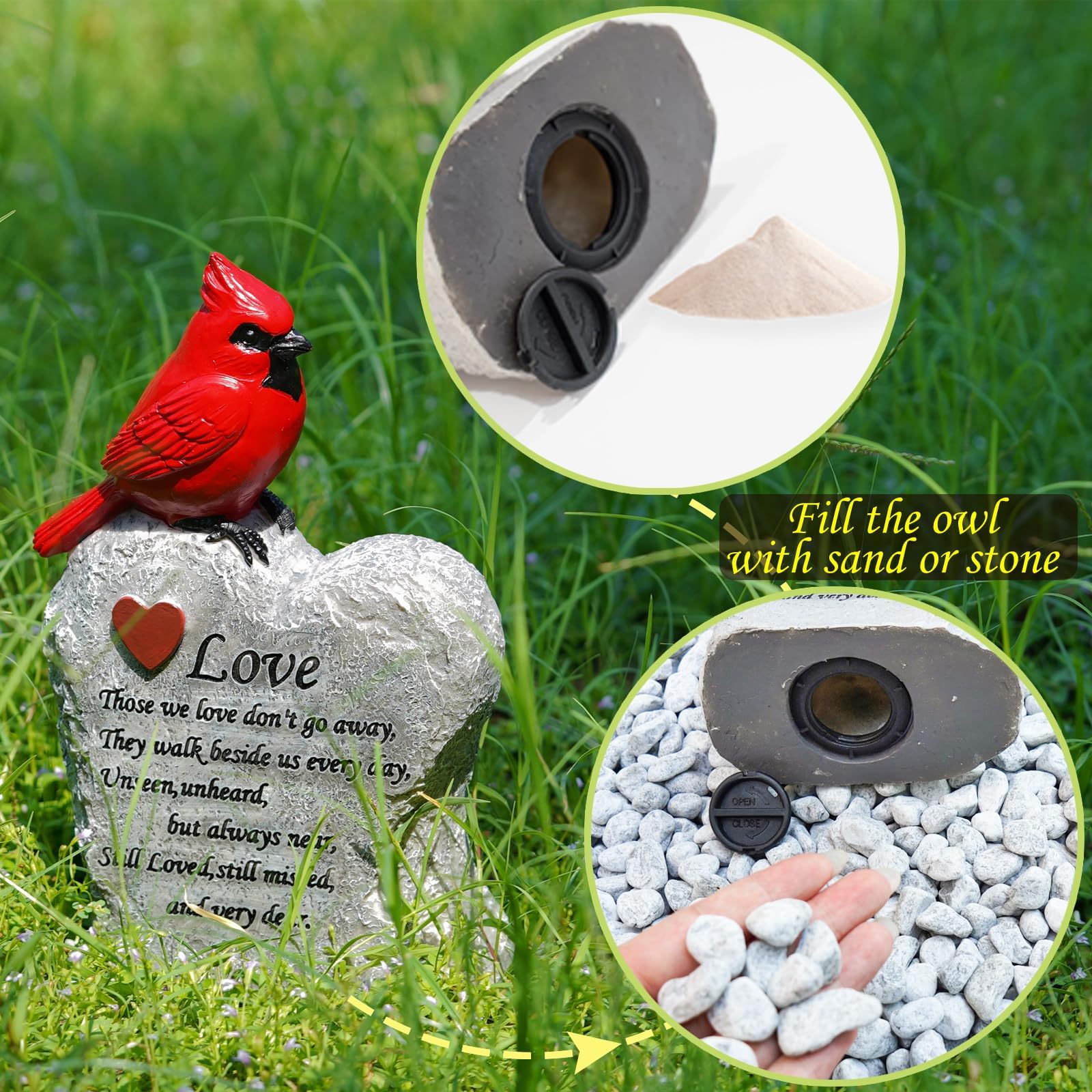 Jiasku resin memorial stone withstands weather for lasting outdoor remembrance.