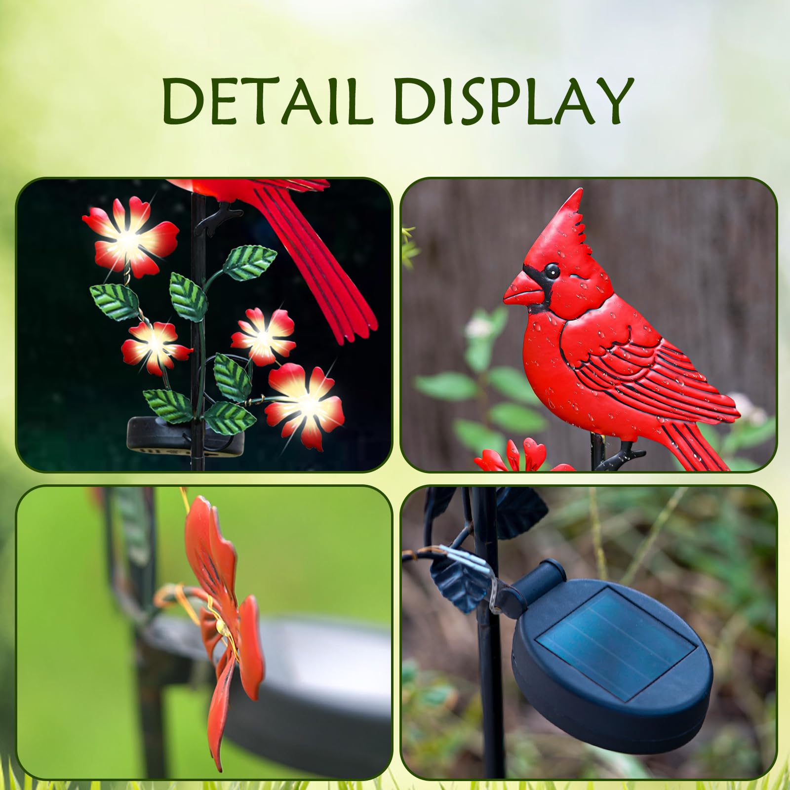 Jiasku cardinal walkways light the path with a gentle glow