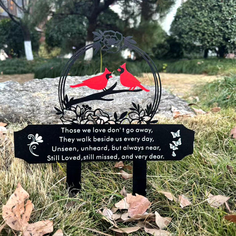 Jiasku Memorial Marker Cardinal garden cemetery provides serene reflection.