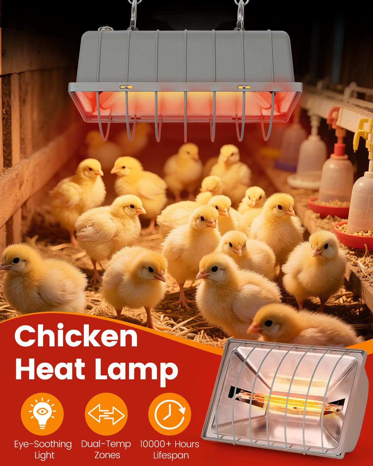 JIAXIDE scald-proof waterproof shell protects the unit in poultry environments.