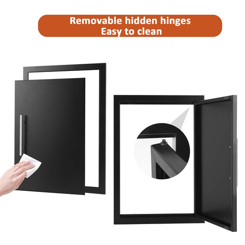 JIE JIN easy install door with pre drilled frame for quick mounting.