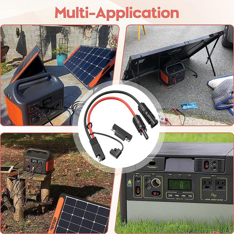 Jienk extension connects motorcycles or cars to solar charging systems.