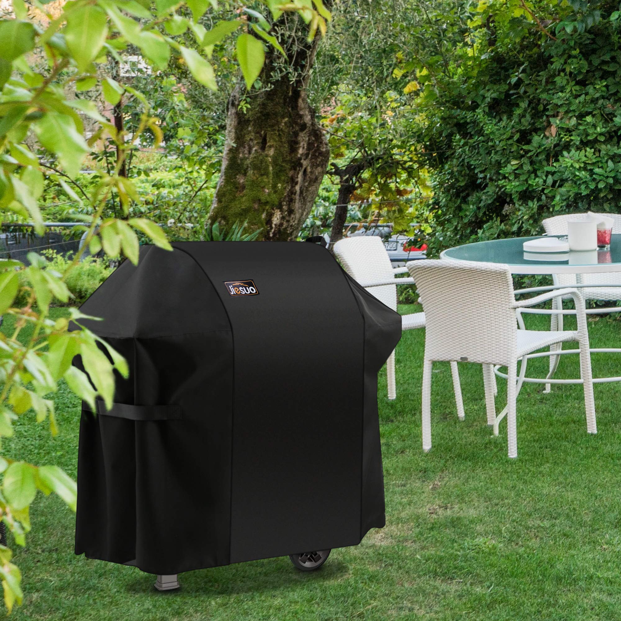 Easy to clean with a hose and quick to dry for the next use.