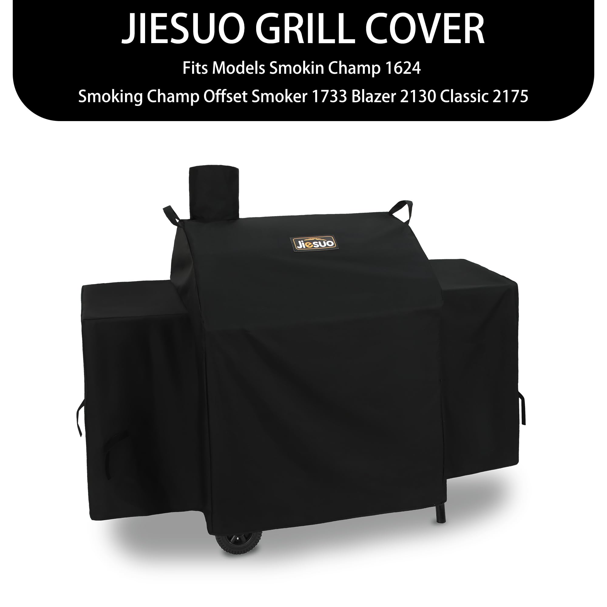 JIESUO cover shows waterproof layer and rugged fabric for long-lasting protection.