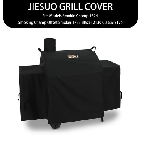 JIESUO cover shows waterproof layer and rugged fabric for long-lasting protection.