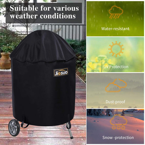 JIESUO carry bag for easy storage of the grill cover.