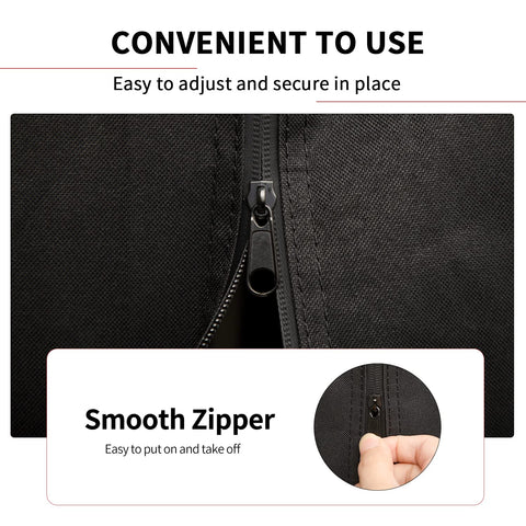 JIESUO smooth zipper design enables easy on/off access.