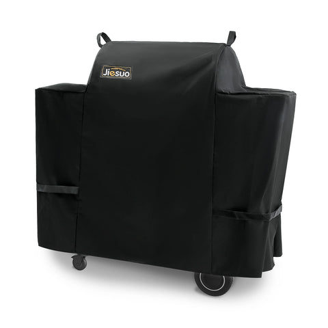 Jiesuo Traeger Ironwood 650 cover shows waterproof layer protecting the grill