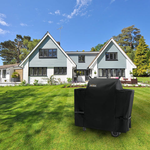 Jiesuo Traeger Ironwood 650 cover provides UV protection against sun damage