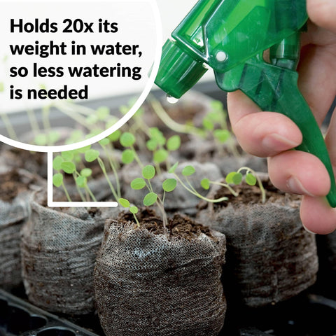 Beginner-friendly seed start with Jiffy peat pellets
