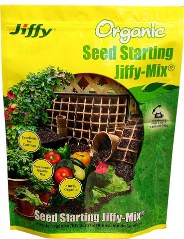 Jiffy G310 seed starting soil in a bag, supporting reliable germination and healthy seedling growth.