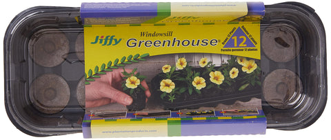 Jiffy pellets expand seven times when moistened for root development.