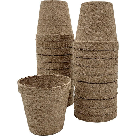 Jiffy seedling pot with drainage hole supporting healthy watering