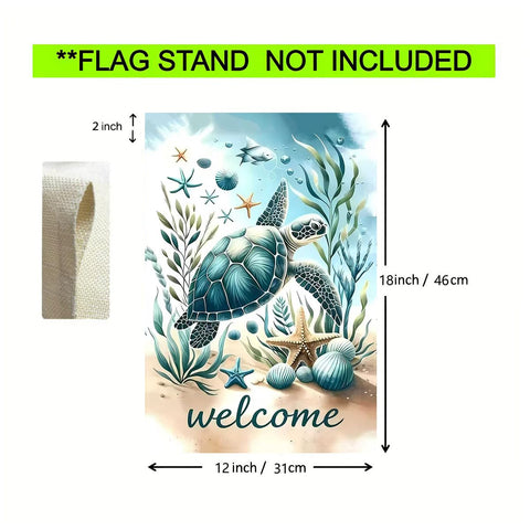 JIGINOFV sublimation-printed turtle scene with vivid colors.