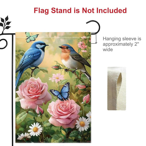 JIGINOFV weather-resistant garden flag for outdoor use