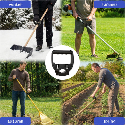 JiahaoTOLS ergonomic grip with textured surface improves control in wet or cold conditions.