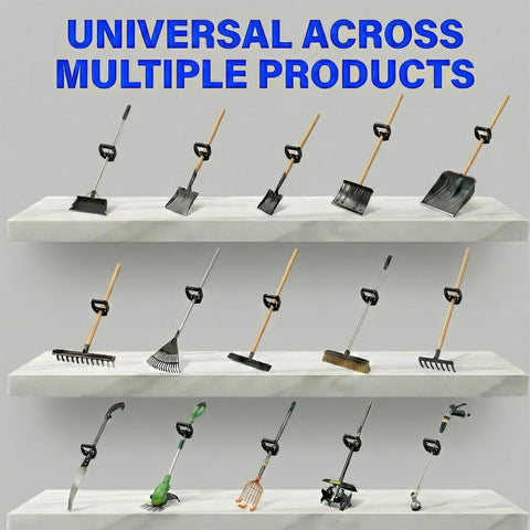 JiahaoTOLS sturdy attachment secures to tool handles for stable pushing and lifting.