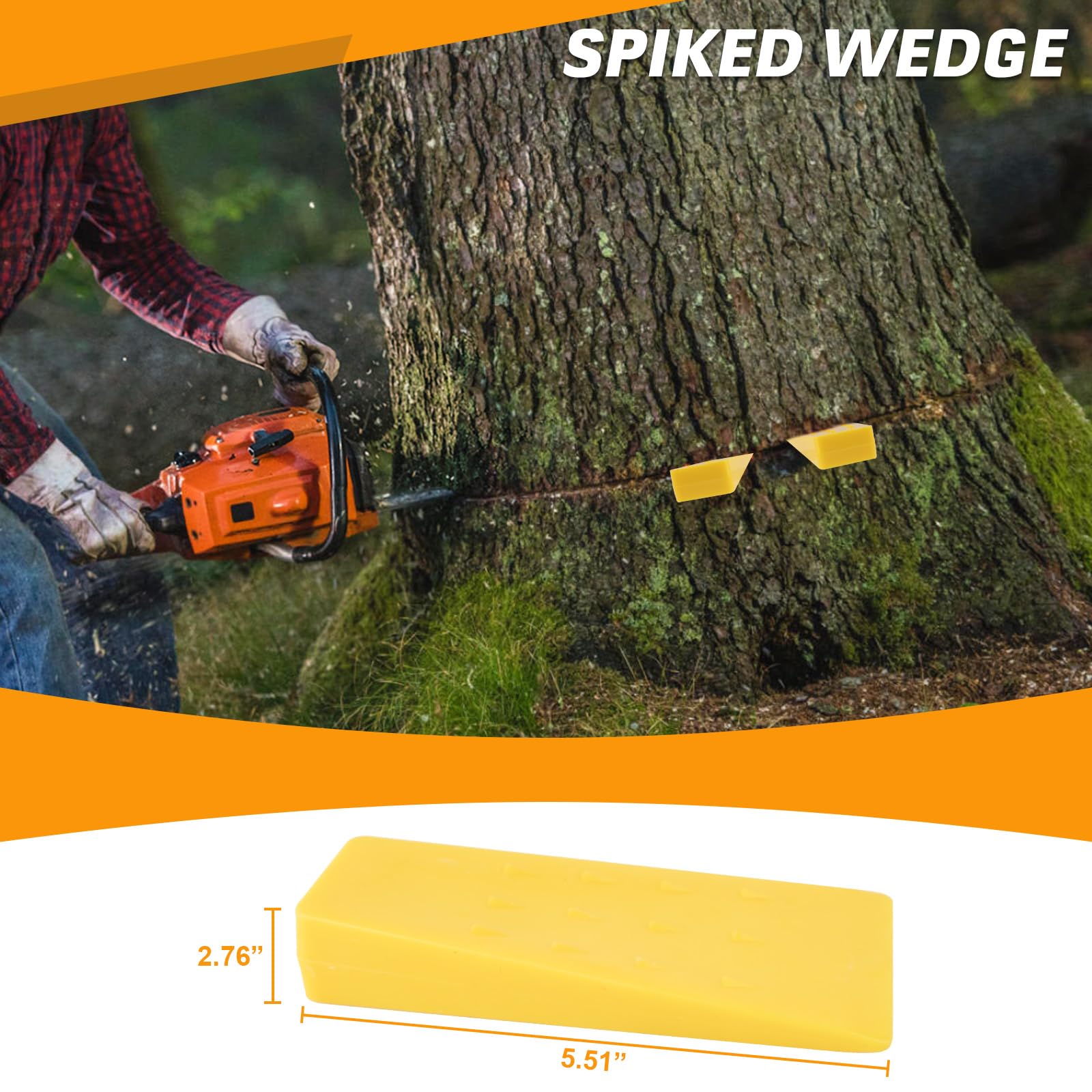 All components organized compactly, ideal for DIY forestry and firewood tasks.
