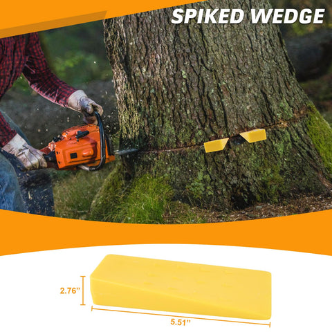 All components organized compactly, ideal for DIY forestry and firewood tasks.