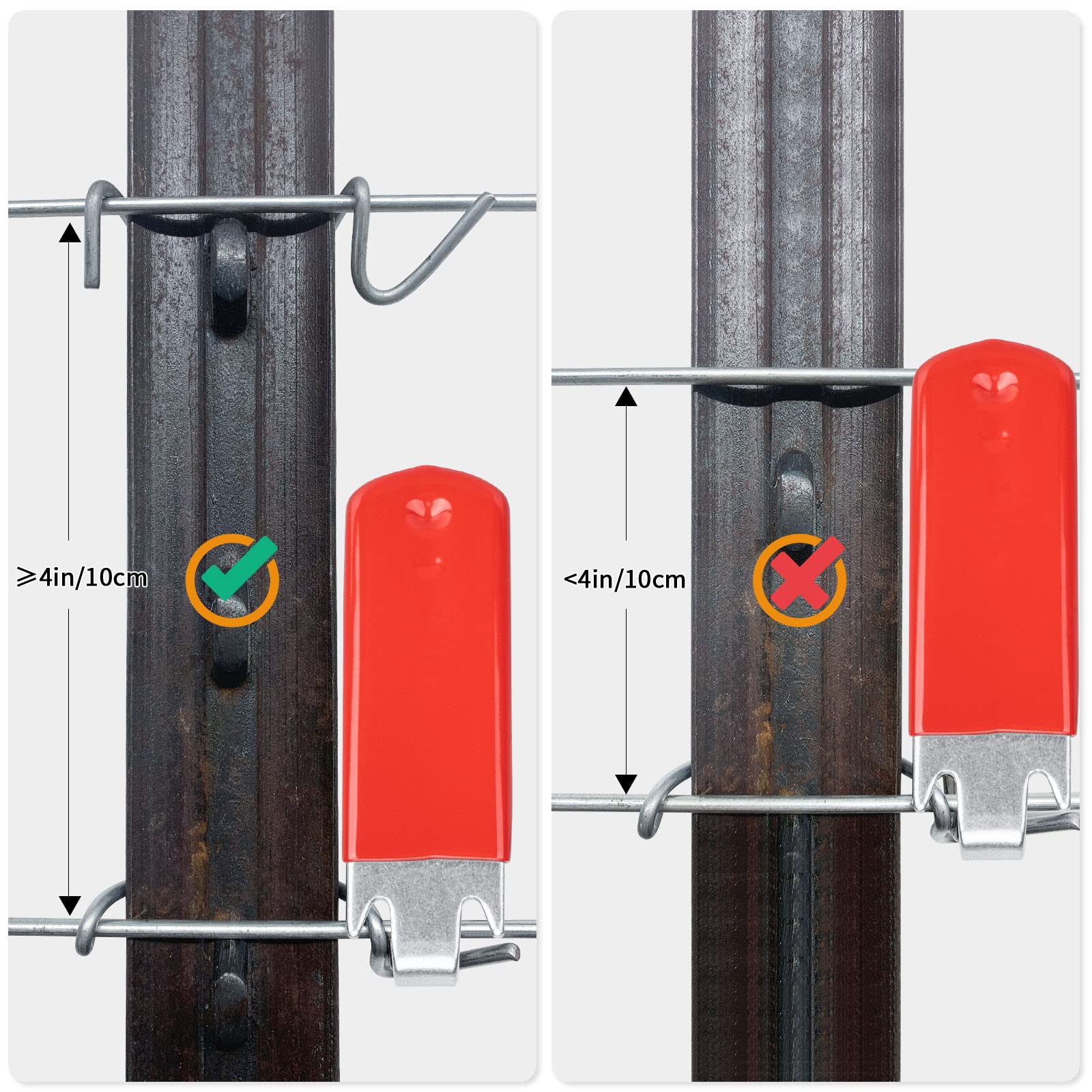 Jikbeed fence wire twisting tool in use demonstrating efficient gripping
