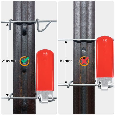 Jikbeed fence wire twisting tool in use demonstrating efficient gripping
