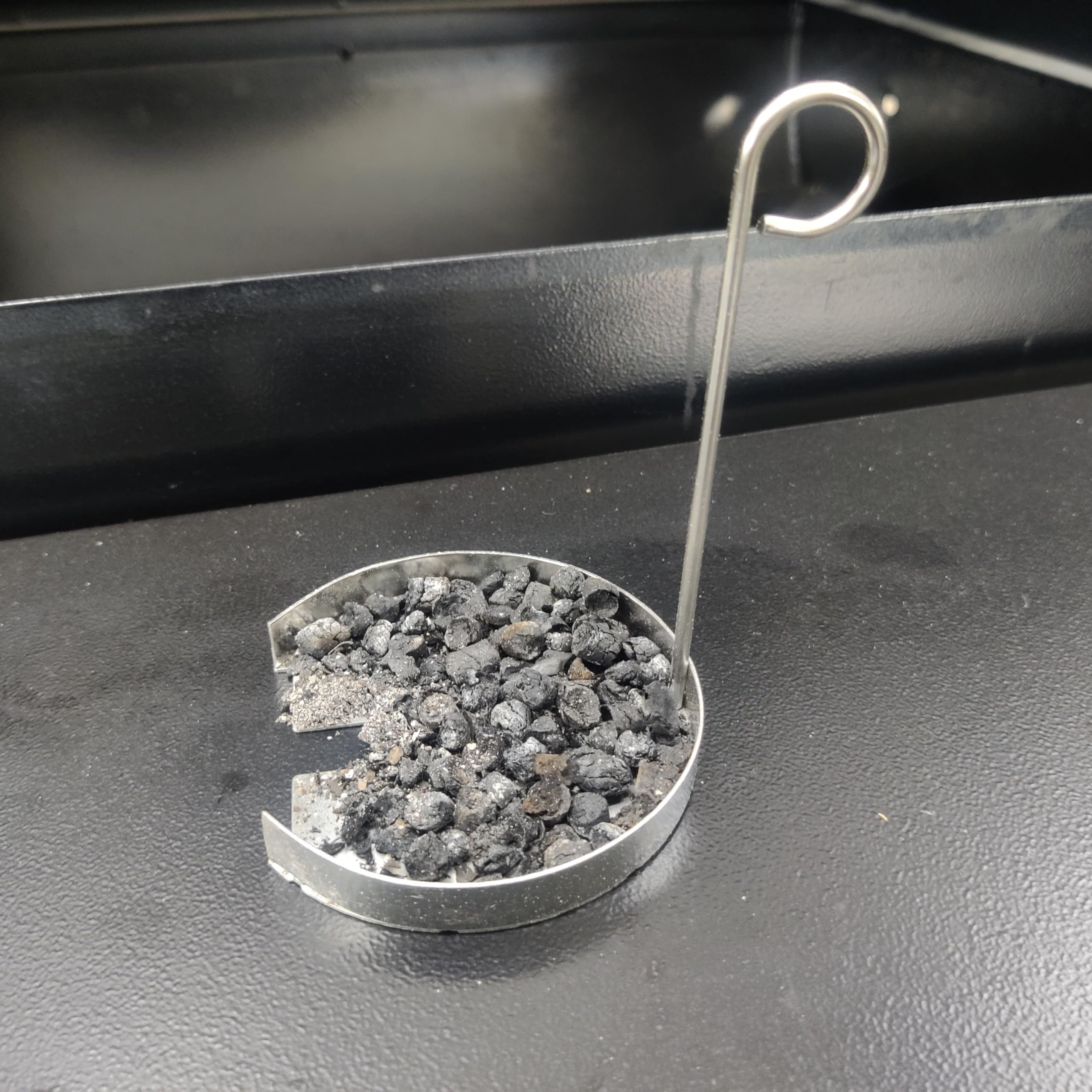 JIN BETTER GRILL PARTS ash remover for burn pot in stainless steel, easy cleanup.