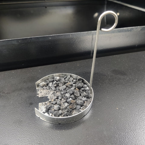 JIN BETTER GRILL PARTS ash remover for burn pot in stainless steel, easy cleanup.