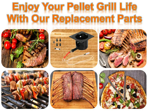 JIN BETTER GRILL PARTS black enamel finish adds premium look and durability