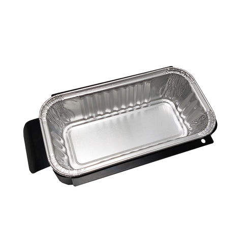 JIN BETTER GRILL PARTS heavy-duty drip pan close-up highlighting rust-proof construction and durability.