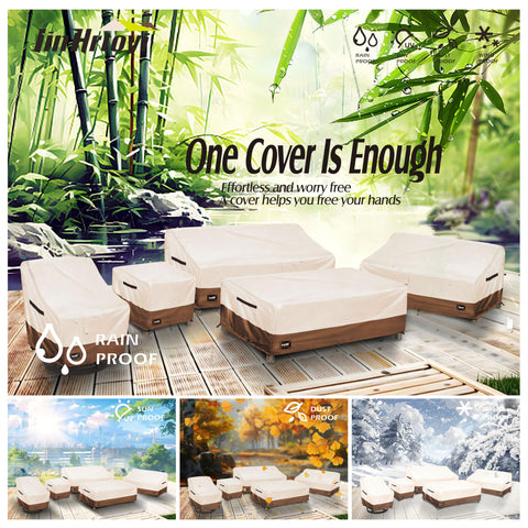 Jin Hrtoyi 3-Seater cover on patio demonstrates easy maintenance