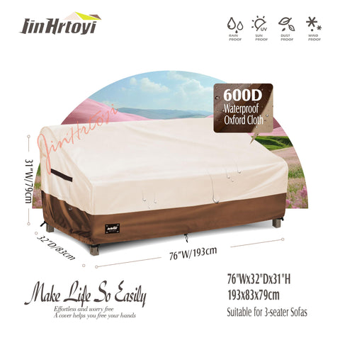 Jin Hrtoyi 600D Oxford fabric close-up showing waterproof material