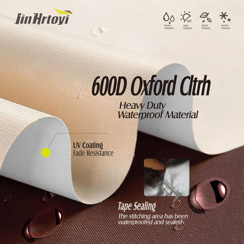 Jin Hrtoyi couch cover includes storage bag for compact off-season storage