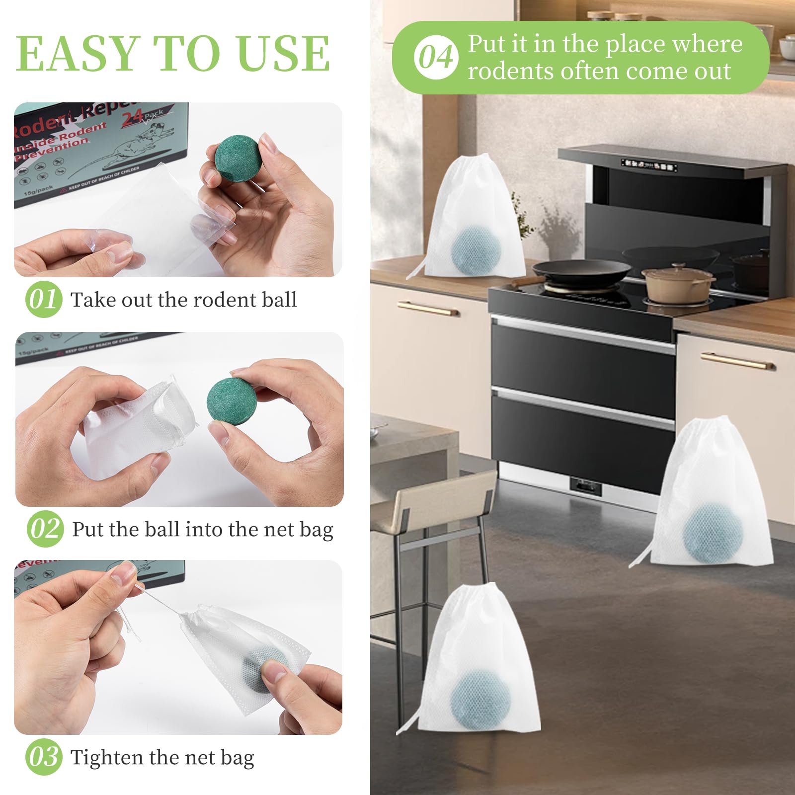 Jin&Co usage steps image shows unsealing and setup