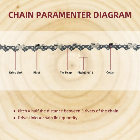 JINFFR 10-inch chain for Remington RM1035P provides durable, reliable replacement.