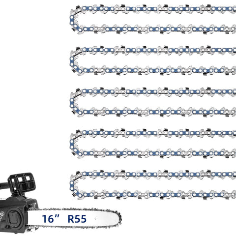 JINFFR 16-inch chain for Stihl MS170/MS171/MS180C enables smooth cutting.