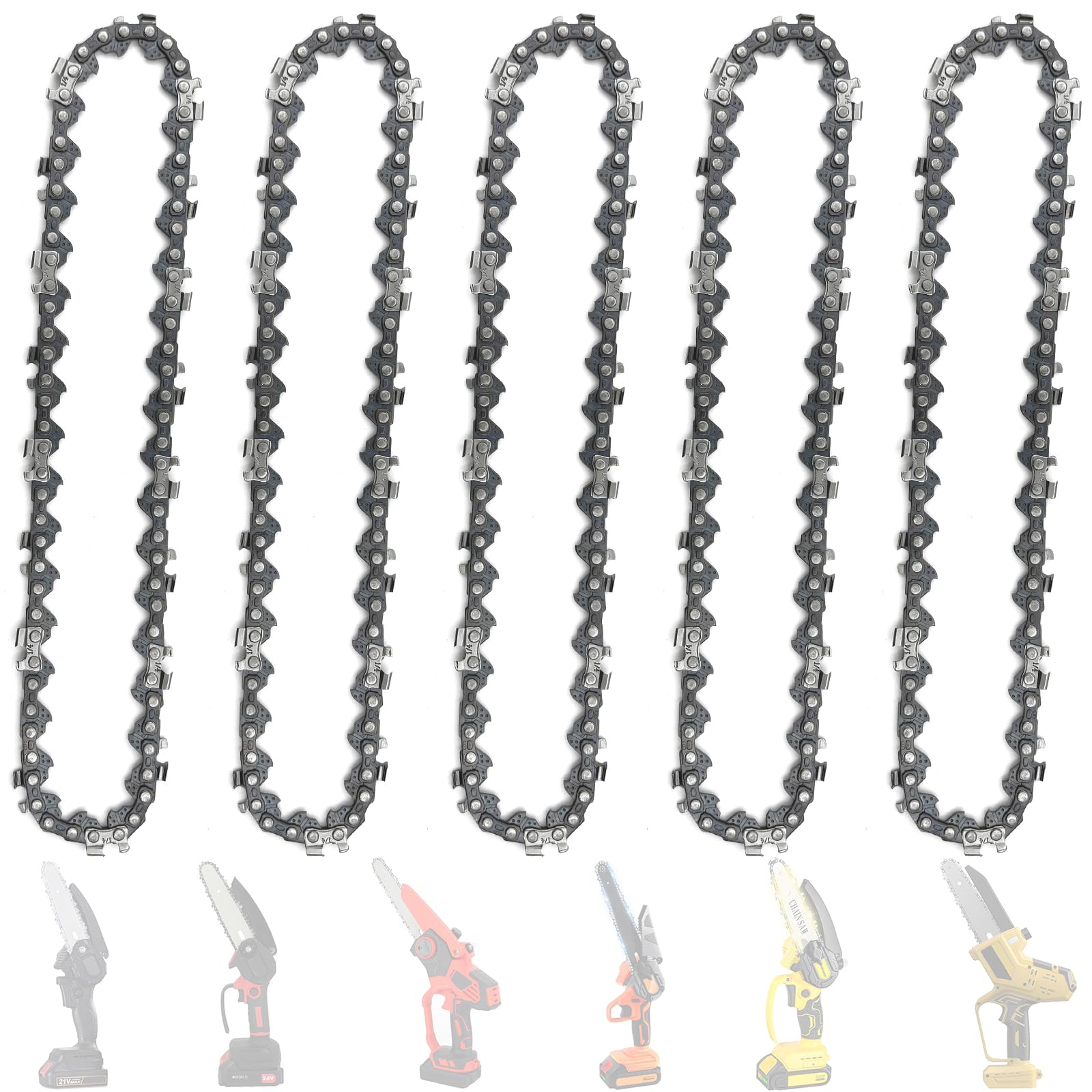 Safety design concept for reduced kickback on JINFFR chain