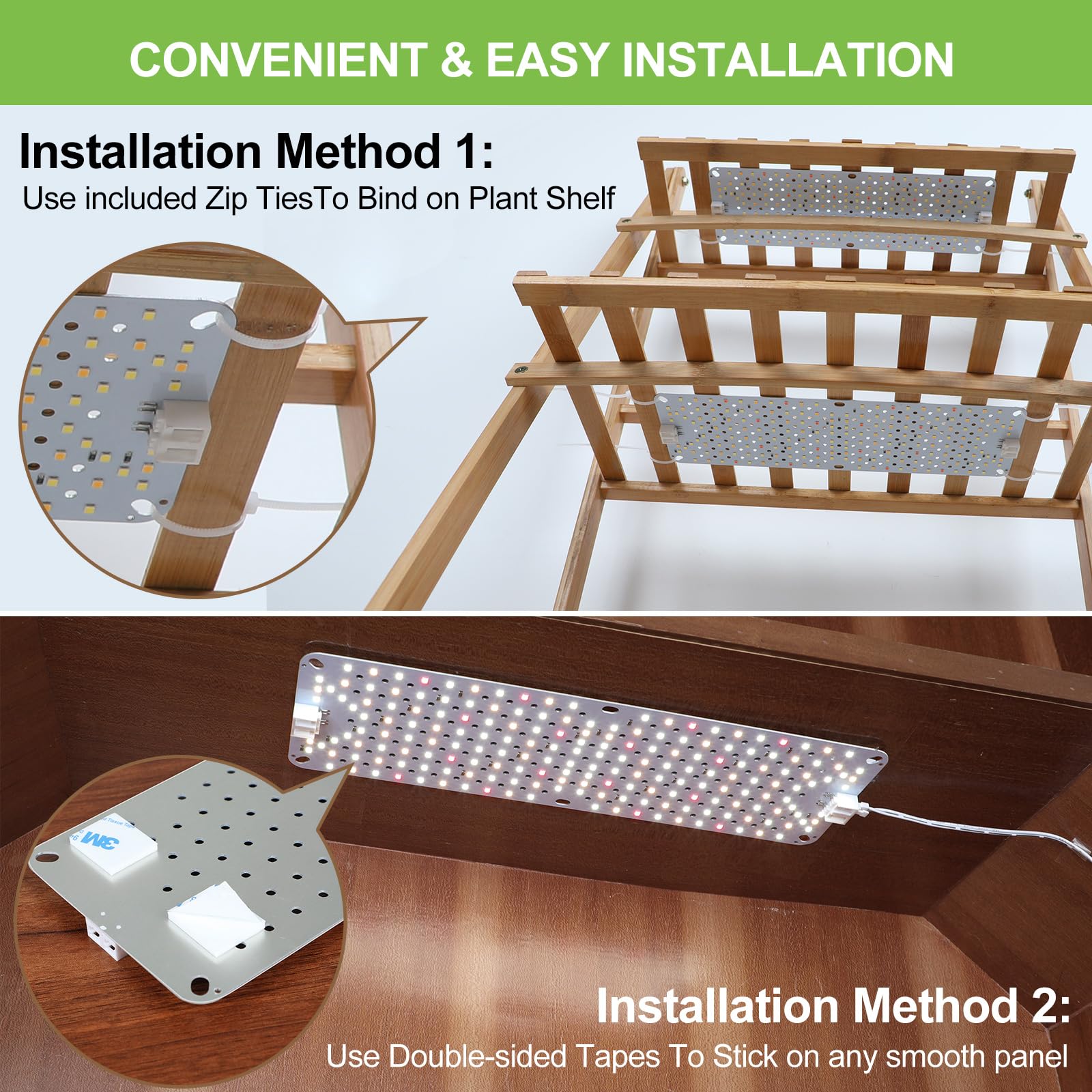 JINHONGTO 5Pack stackable light system saves space for compact grows.