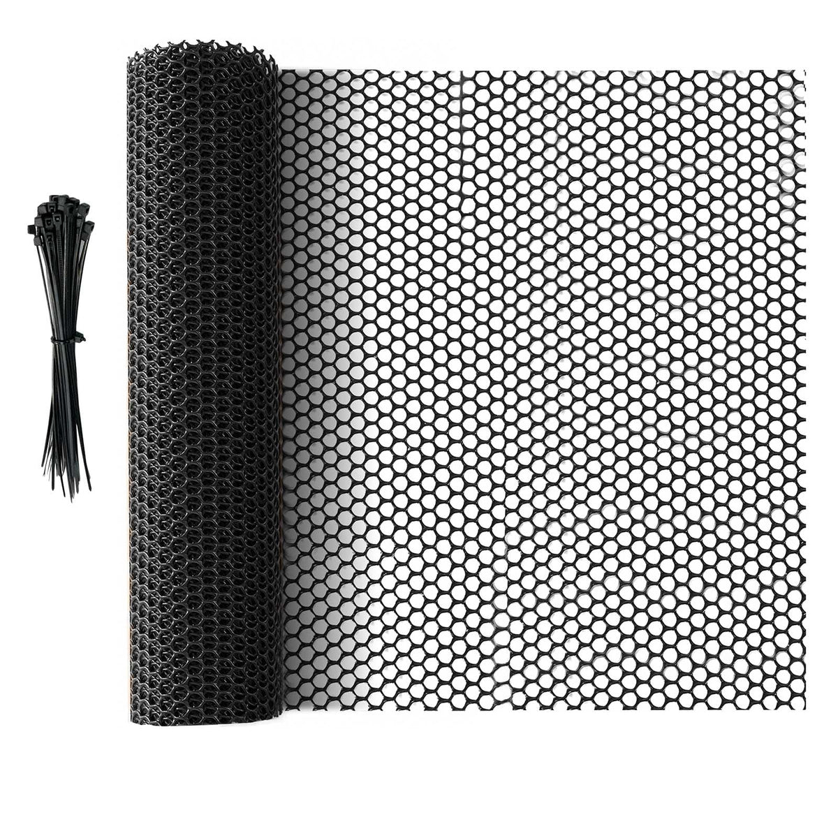 Jinkoozz roll mesh fence protects perimeters and defines garden boundaries.