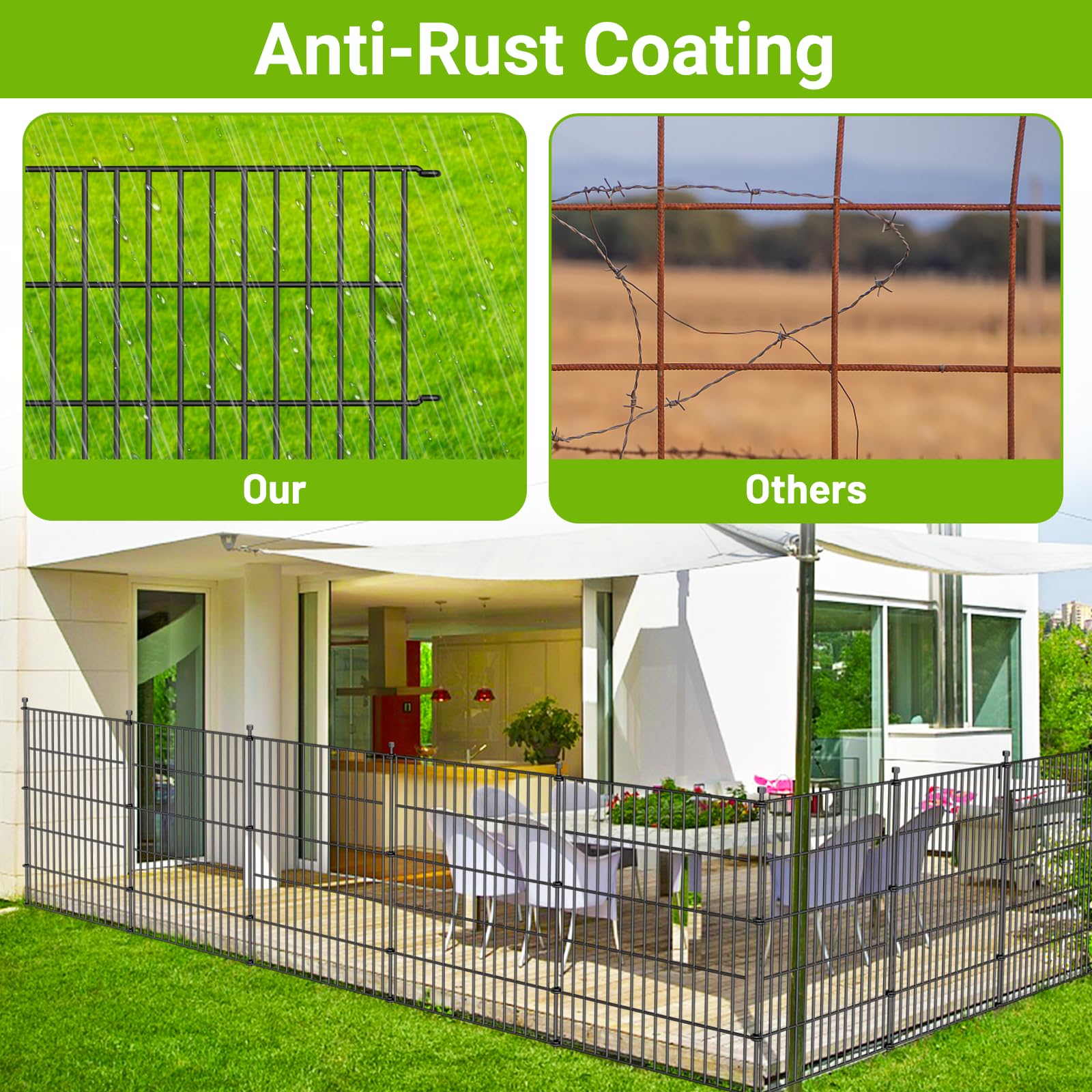 jinligogo no-dig installation with ground stakes enables quick, tool-free set up