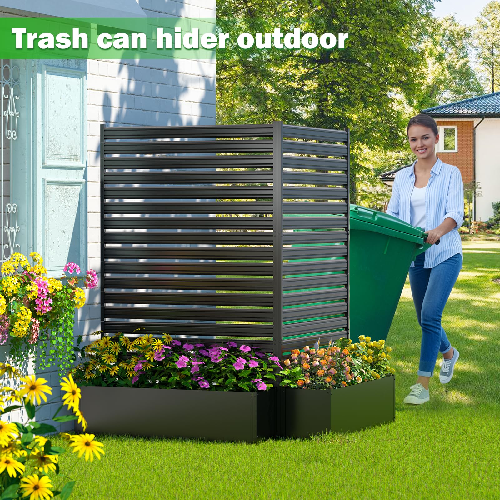 Jinligogo rustproof metal outdoor fence designed to withstand weather