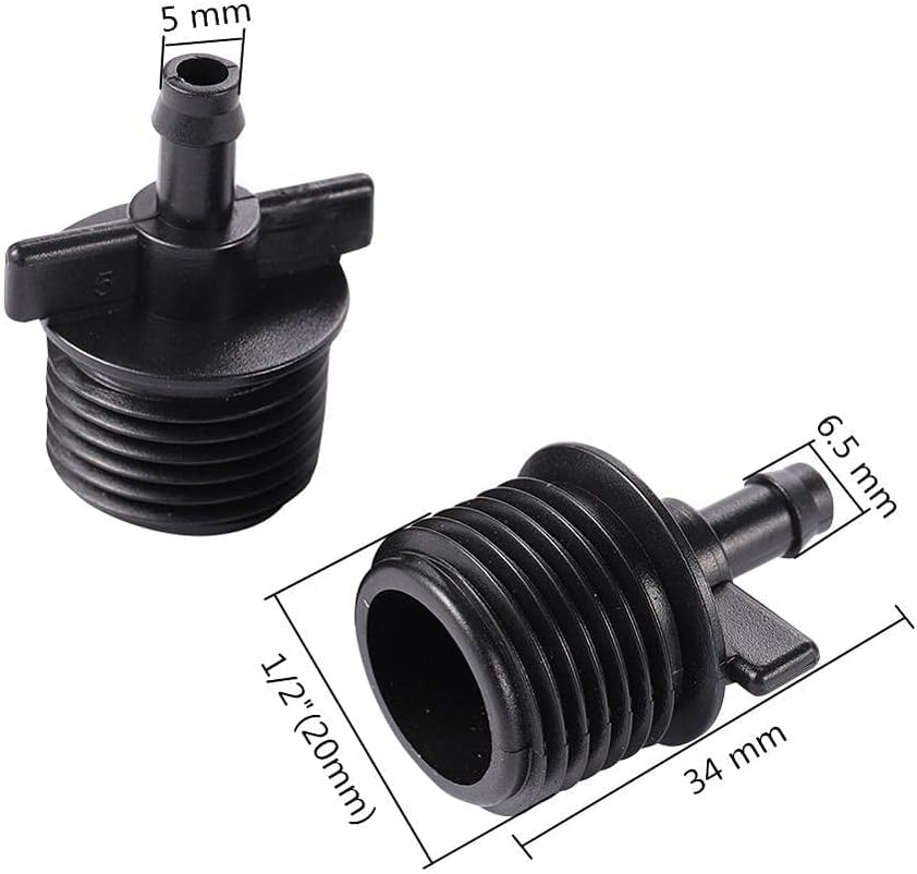 Jinshining quick connect for reliable dripper line setups.