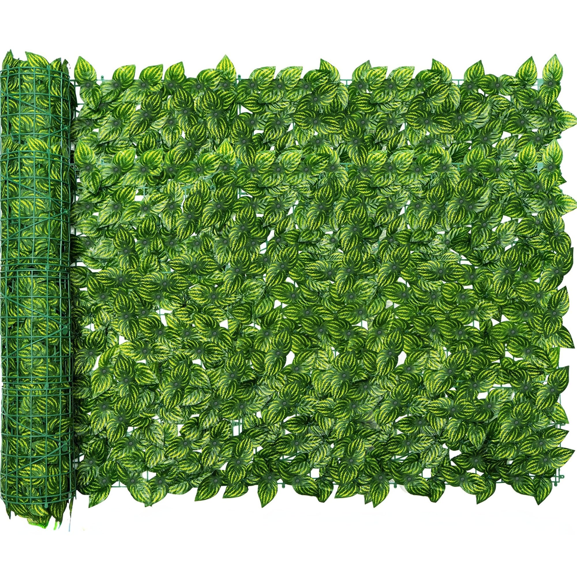 Jinwu artificial ivy privacy fence screen with lifelike leaves for outdoor privacy.