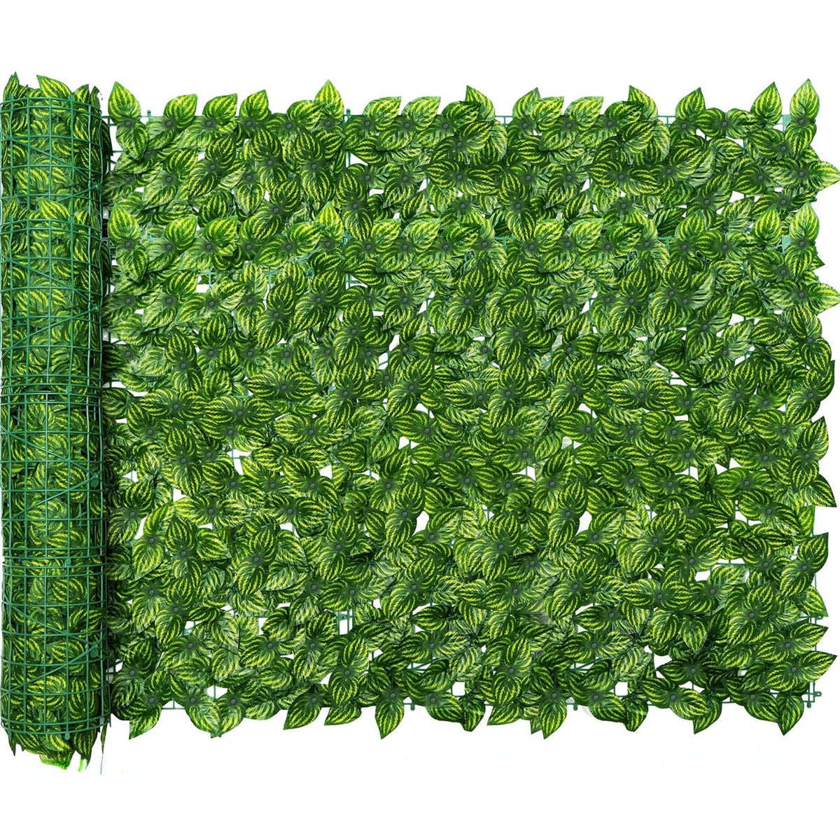 Jinwu artificial ivy privacy fence screen with lifelike leaves for outdoor privacy.