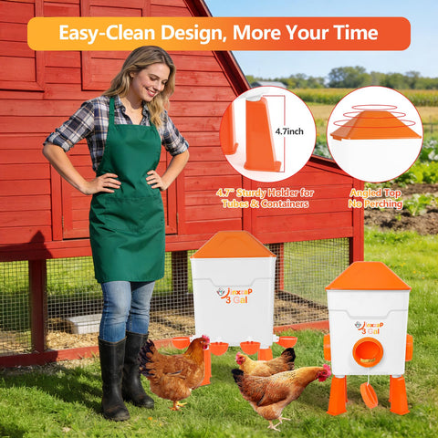 JinxZap 50° dome lid prevents perching and keeps the area cleaner.